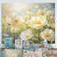 «White Yellow Buttercups Romantic Impression I», reproduction sur toile-1928111269-1928111295