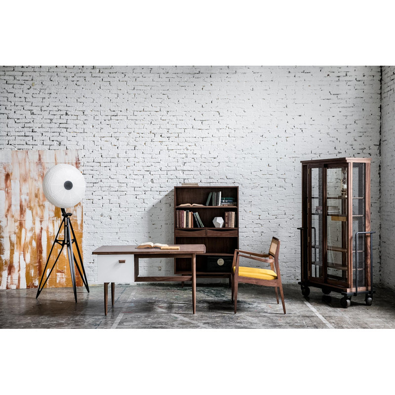 Risom Solid Wood Writing Desk