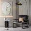 Fauteuil en similicuir de 22,8 po de large Pagnano-24769058