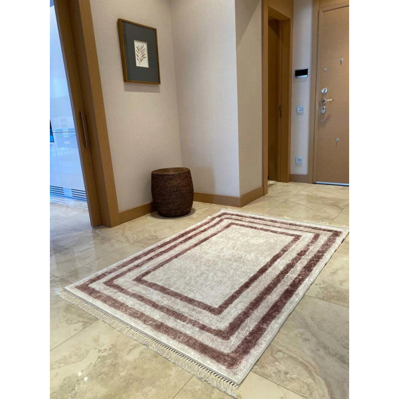 Tapis Maryemma avec envers antidérapant, Rectangle 2 pi 7 po x 10 pi 6 po