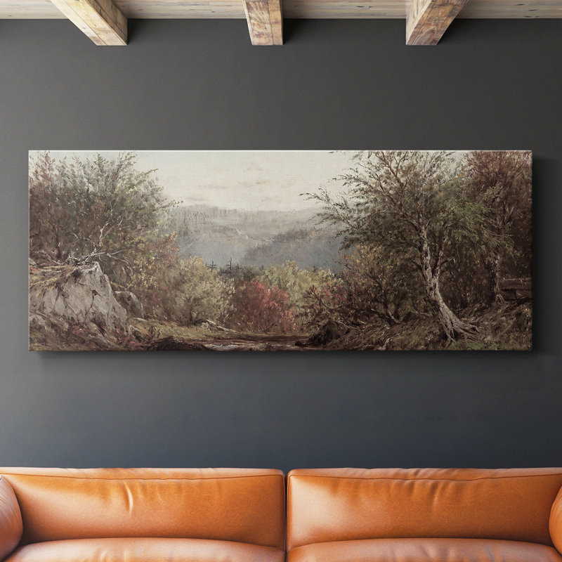 Série paysage - DC XXXVII - Toile tendue avec châssis - Prêt à accrocher, H 20 po x l 50 po