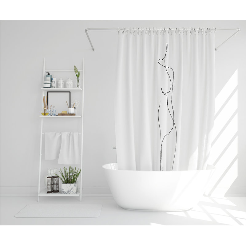 Eljan Polyester Shower Curtain