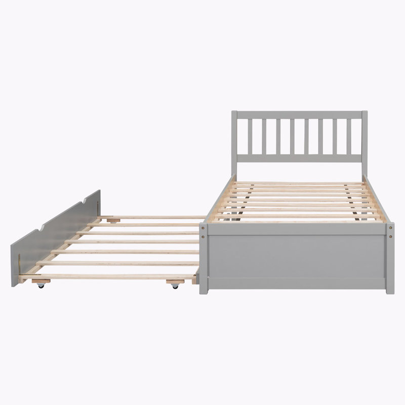 Hartfo Platform Bed, Gray