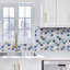 Thicker Upgrade Peel And Stick Arabesque Mosaic Art Vinyl Tile (set Of 10)
