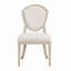 Ensemble de 2 chaises de salle à manger en bois de chêne contemporain revêtues de chêne clair