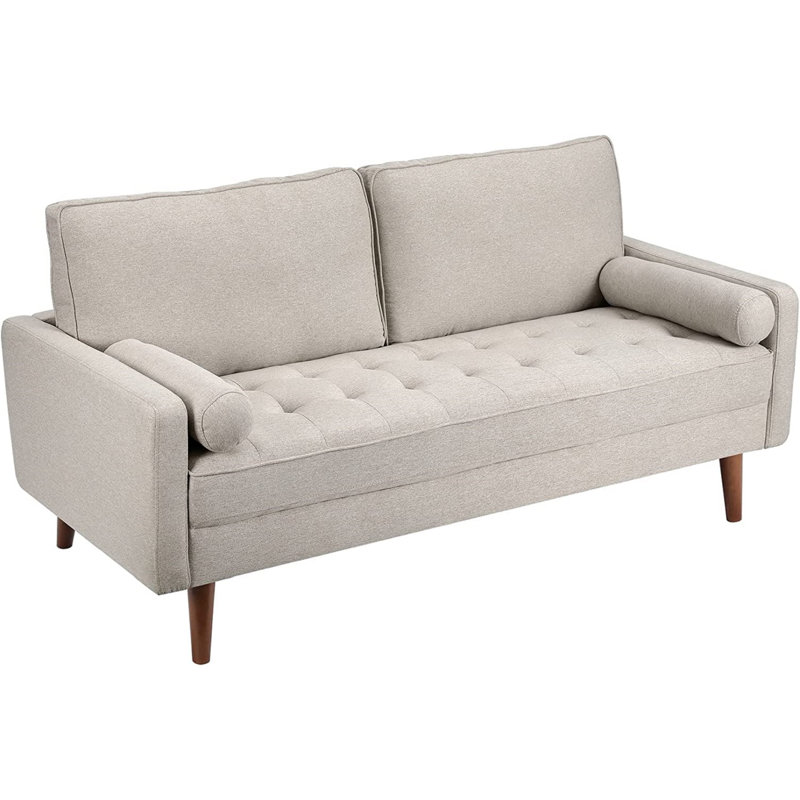 Ebern Designs Liby 68" Square Arm Sofa Loveseat & Reviews | Wayfair