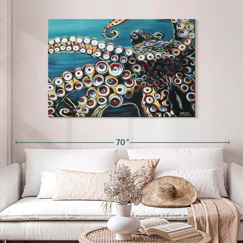 Wild Octopus I, 32" H x 48" W