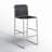 Upholstered Counter Stool with Metal Frame-142984507-259090050