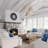 1 Light 16" Wide White Pendant