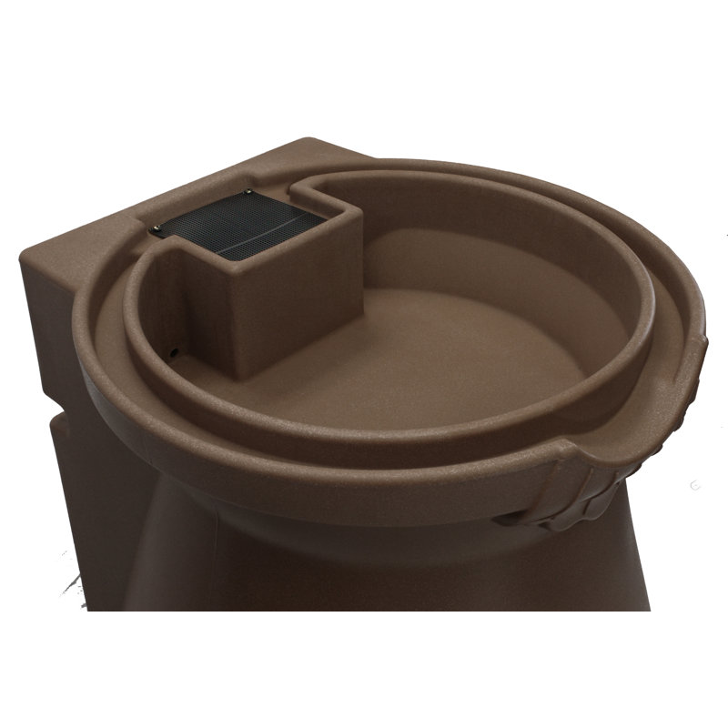 Urne d'assistant 65 gallons Baril de pluie, Chêne