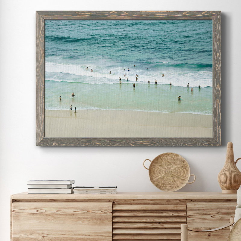 Plage paradisiaque, reproduction d'impression sur toile, Gris, H 37,5 po x l 27,5 po x P 1,5 po