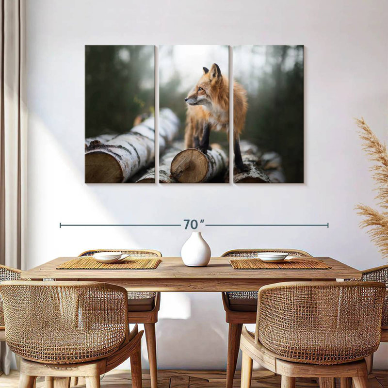 Brampt Handsome Fox, 36" H x 57" W