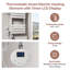 8.5*4.2cm, Digital Display Smart Thermostat for Heating Elements, White-1719662376