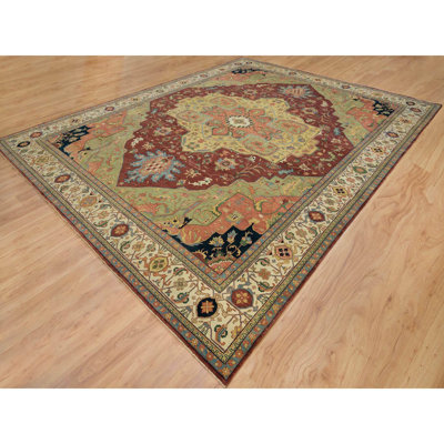 Tapis unique en laine 12 pi x 15 pi 2 po Skander