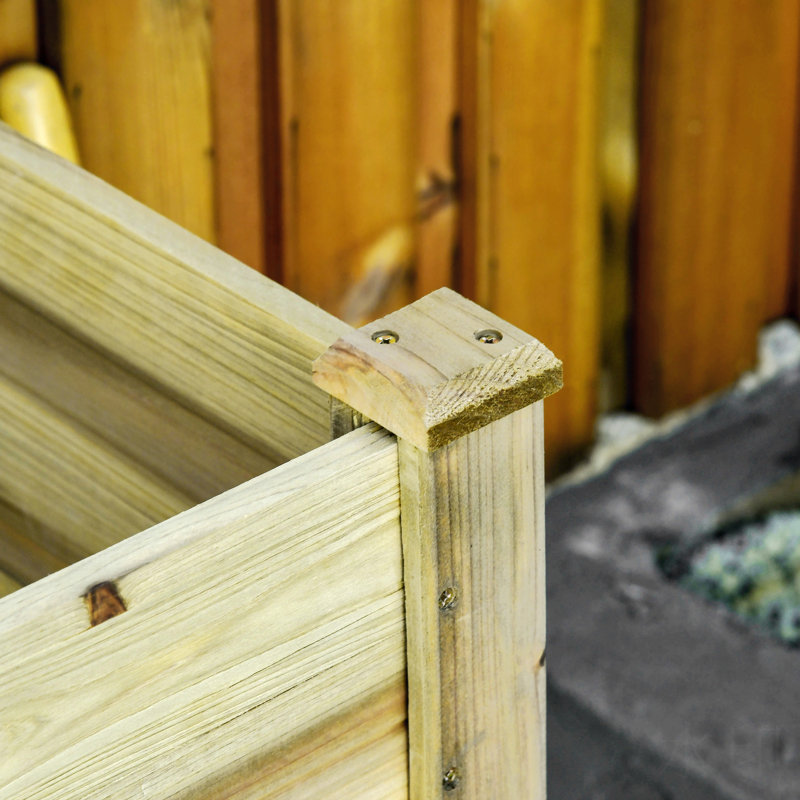 Somiah Wood Elevated Planter