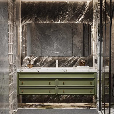 French style simple bathroom cabinet.