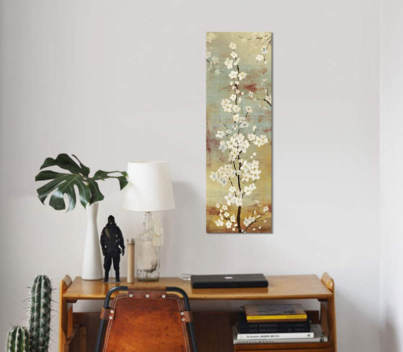 «Blossom Canopy II» par Asia Jensen, impression sur toile tendue, H 60 po x l 20 po x P 1,5 po, Toile tendue