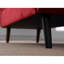 Banc capitonné vintage de 165 cm de long, pouf de rangement recouvert de velours au design rétro classique, repose-pieds moderne du milieu du siècle pour salon