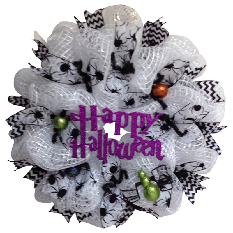 « Happy Halloween », araignée