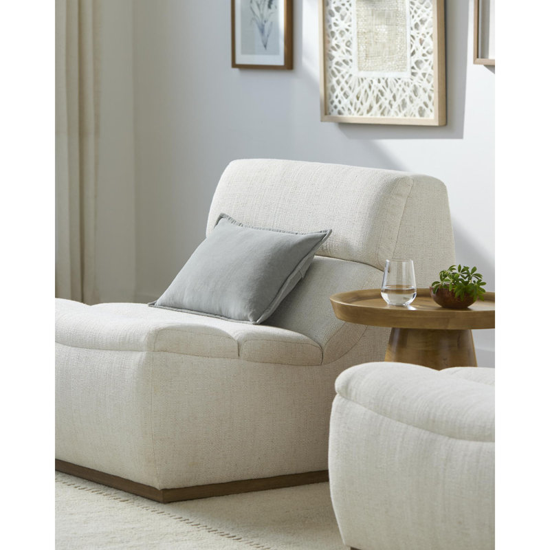 Housse et insert de coussin rectangulaire en coton Norwin, Polyester, 13"H x 19"W, Argent argent
