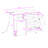 Rolling Kitchen Island with Drop Leaf, Pull-Out Organizers, Charging Ports and Trash Can Cabinet-307225792