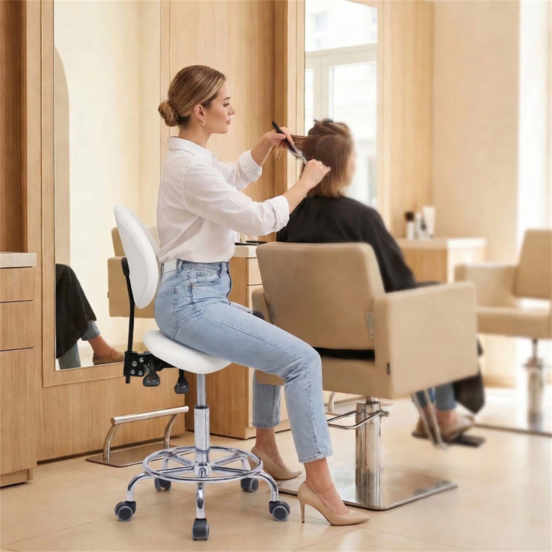 Fauteuil ergonomique avec dossier, pivotant, réglage hydraulique de la hauteur et siège inclinable
