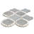 Divine Arabesque 4" x 3" Ceramic Mosaic Tile (0.80 Sq. Ft. / Sheet)-52025261