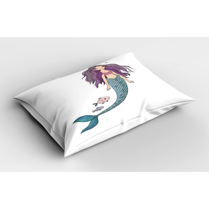 Fish Polyester Sham Set, Queen