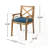 Set Of 2 Acacia Wood Patio Chair-232464897