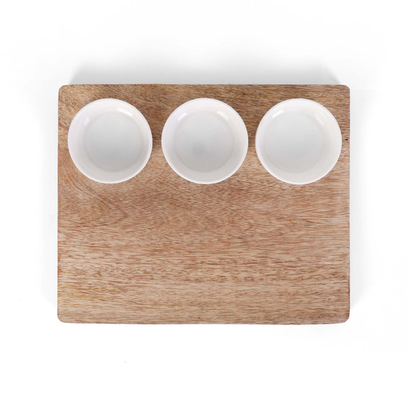 Union Rustic Annie-Grace Wood Serving Dish