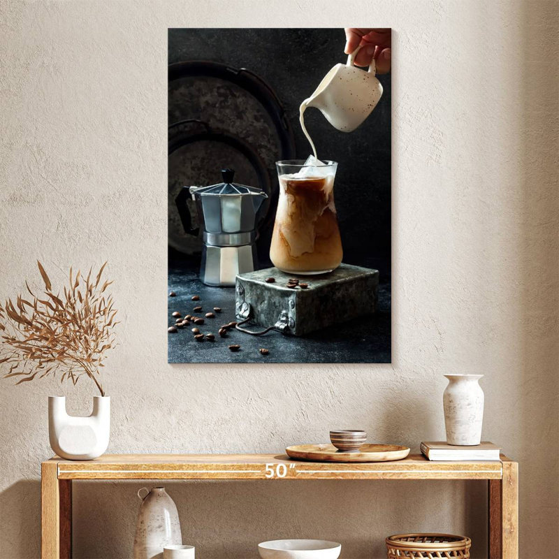 Yarlin Iced Coffee, 39" H x 26" W