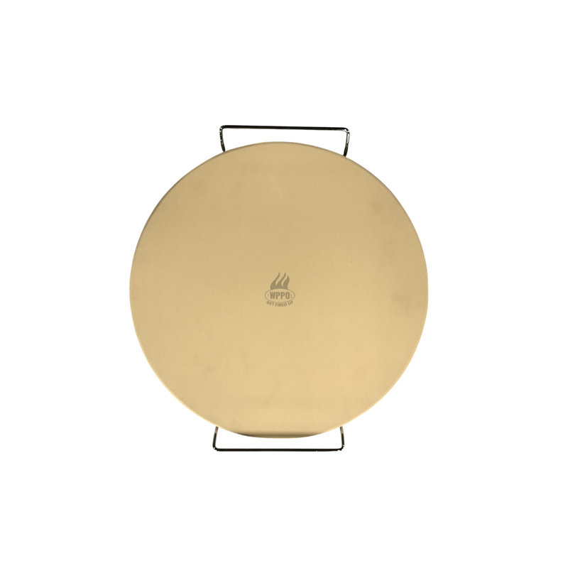 15" Premium Pizza Baking Stone with Handles