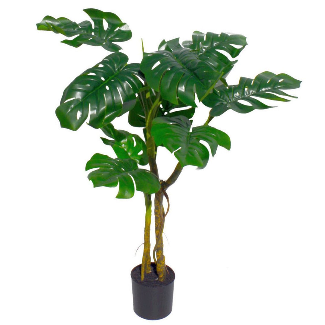 Artificial Monstera Cheese Plant Monstera Vine 120cm 4ft Realistic Plants