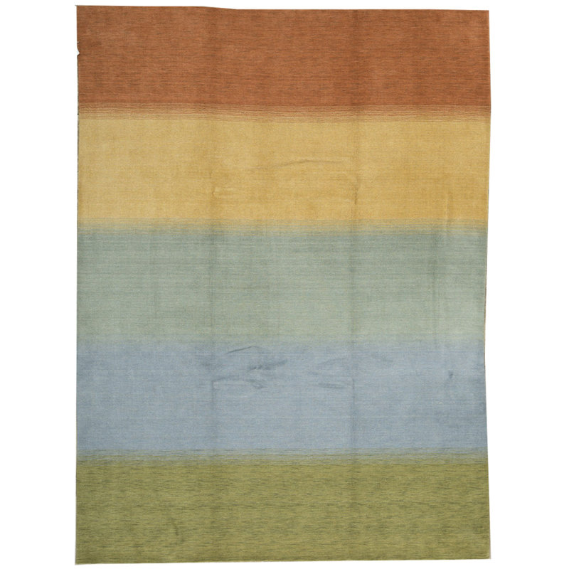Gabbeh Wool Striped Area Rug