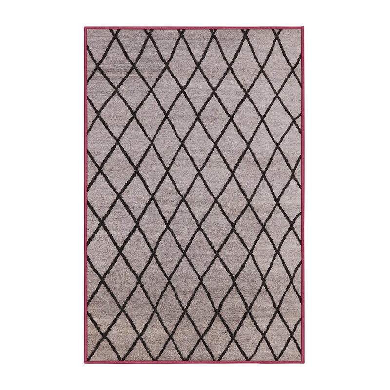 Tapis noir / brun Luman, Tapis de couloir 2 pi x 5 pi