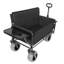Le chariot pliable 3-en-1 se convertit en un chariot de chariot pliant convertible avec un plateau pliable monté à l'arrière-763431779