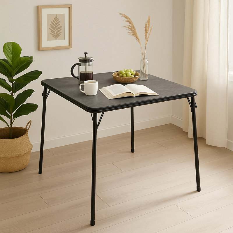 86cm Folding Table, Black