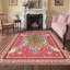 Tapis bleu à imprimé léopard Alinda-1317743963-1324545660