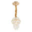 1 - Light Gold Chandelier Pendant