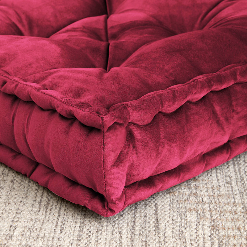 Grand coussin de yoga réversible, Bourgogne