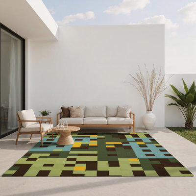 Tapis intérieur et extérieur Earth Tones