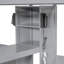 Lit superposé avec bureau intégré et tablettes de rangement-313369426