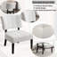 Chaise d'appoint mobile capitonnée avec sièges surdimensionnés pour un confort et un style ultimes
