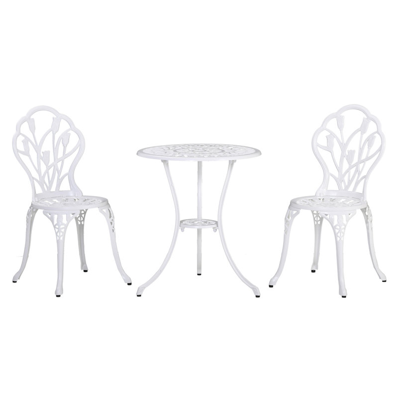 Hatolina Garden furniture set, White