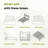 Memory Foam Mattress With Cooling Green Tea Gel, Certipur-US Certified, White (6"/8"/10"/12"/14", Twin/Twin XL/Full/Queen/King Sizes Available)-2069030802-2069030793