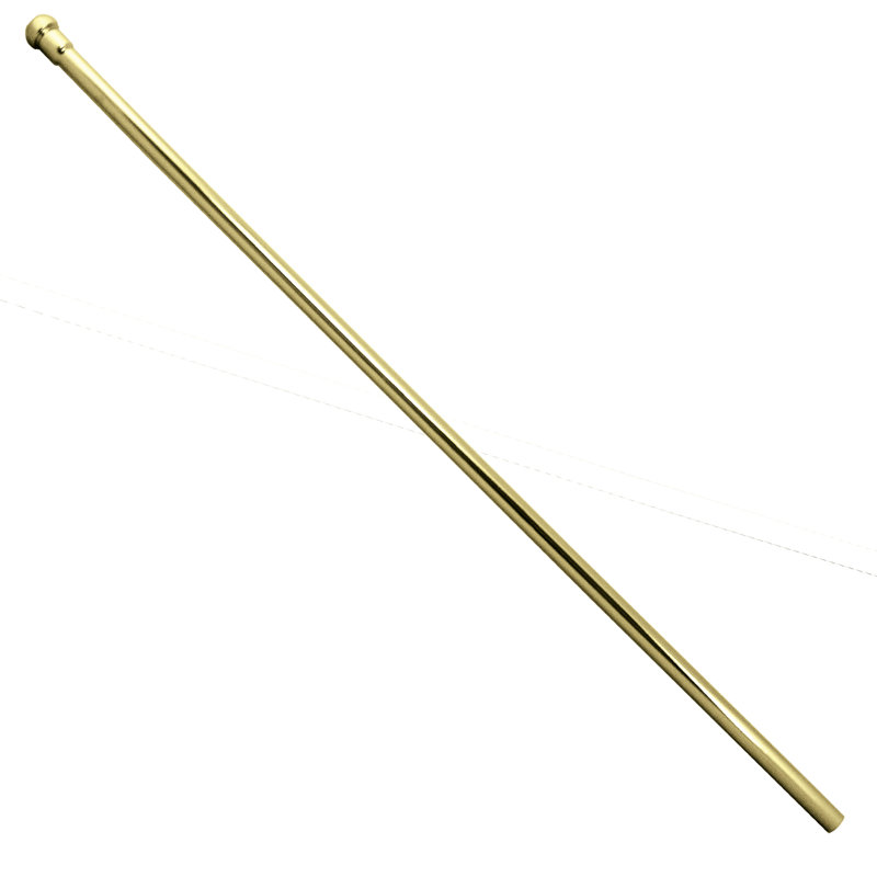 Conduite d'alimentation en laiton 3/3 po x 20 po pour robinet, Laiton poli
