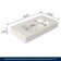 39'' Wall Mounted Bathroom Sink Solid Surface Rectangular Bathroom Sink In White