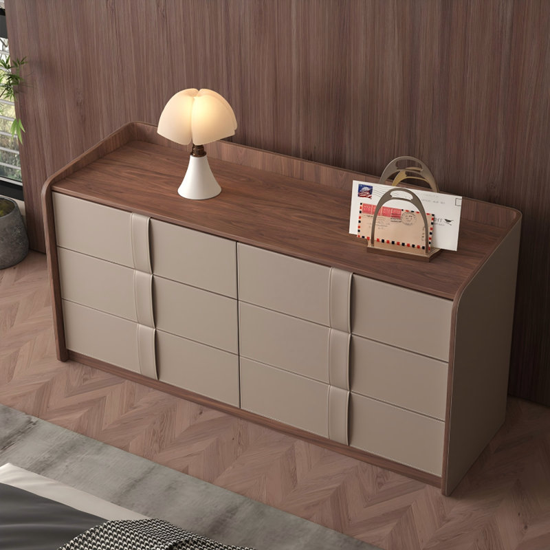 Commode 6 tiroirs 47,24 po, H 33,46 po x l 47,24 po x P 17,72 po