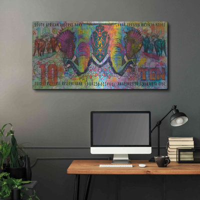 «Elephants» par Dean Russo sur métal