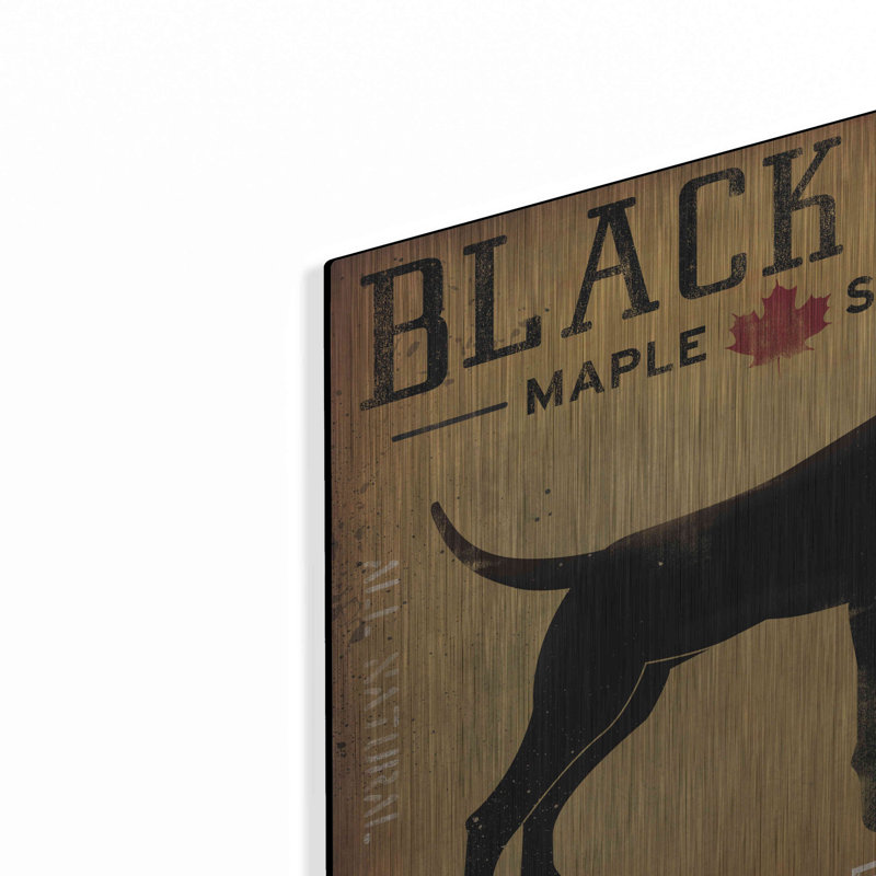 «Black Dog At Show» par Ryan Fowler, H 12 po x l 12 po